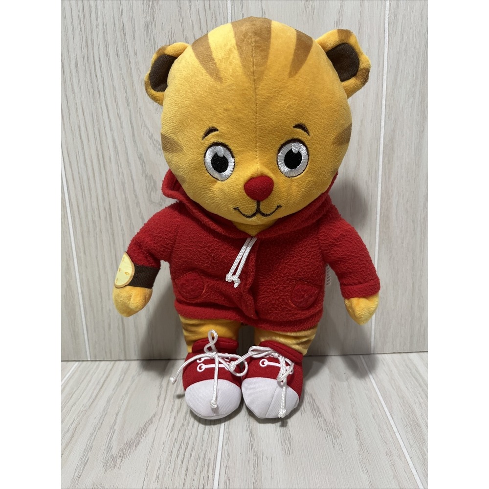 Daniel Tiger's neighborhood Plush 2016 red fleece jacket shoes stuffed animal